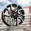 Roda DISCOVERY Aro 17" 4x100 Tala 6" - Diamantada Total Preto Brilhante