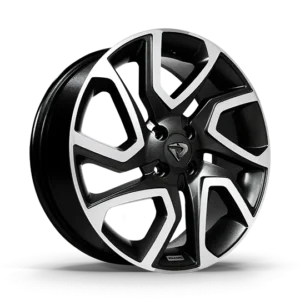 Roda DISCOVERY Aro 17" 4x100 Tala 6" - Diamantada Total Preto Brilhante