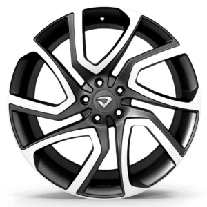 Roda DISCOVERY Aro 18" tala 6" - Diamantada Total Grafite Fosco